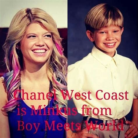 minkus and chanel west coast|boy meets world minkus transgender.